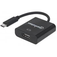CONVERTIDOR USB,MANHATTAN,151788,-C A HDMI H, 4K30HZ
