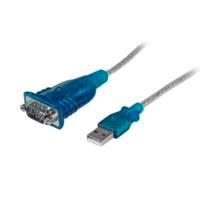 CABLE ADAPTADOR DE 43CM USB-A A SERIE RS232 DE 1 PUERTO SERIAL DB9 - MACHO A MACHO - CONVERSOR COMPATIBLE CON WINDOWS 8 - STARTECH.COM MOD. ICUSB232V2
