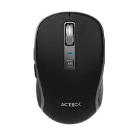 MOUSE ACTECK OPTIMIZE TRIP PRO MI580 / INALAMBRICO / 1600 DPI AJUSTABLE / 6 BOTONES SCROLL / RECARGABLE / DUAL DONGLE USB 2.4 GHZ 2 BLUETOOTH / WIN MAC ANDROID / NEGRO / AC-939591