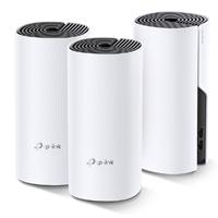 ROUTER DECO E4(3-PACK) | AC1200 | DUAL BAND |WIFI MESH | 2 PUERTOS WAN/LAN 10/100MBPS