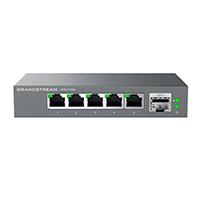SWITCH GRANDSTREAM GWN7700M/ SWITCHES DE RED MULTI-GIGABIT DE 2.5G NO ADMINISTRABLE / 5 PUERTOS RJ45 DE 100/1000/2500MBPS / 1 PUERTO DE FIBRA SFP