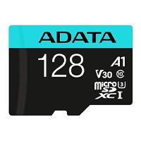 MEMORIA ADATA MICRO SDXC/SDHC 128GB UHS-I 100MB/85MB CLASE 10 V30 A2 C/ADAPTADOR AUSDX128GUI3V30SA2-RA1