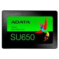 UNIDAD DE ESTADO SOLIDO SSD INTERNO 120GB ADATA SU650 2.5 SATA3 LECT. 520 ESCRIT. 450 MBS 7MM PC LAPTOP MINIPC SIN BRACKET 3DNAND