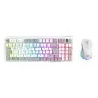 KIT GAMER BALAM RUSH SQUAD CONQUEST KG515 / TECLADO - MOUSE / ALAMBRICO / ILUMINACION RGB / ANTI-GHOSTING / MULTIMEDIA / 97 TECLAS / ESPAÑOL / WIN / 7200 DPI AJUSTABLE / OPTICO / BLANCO / BR-940450