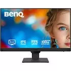 MONITOR BENQ CONSUMO GW2490 23.8 1920X1080 PANEL IPS HDMI 1.4X2 DP 1.2X1 BOCINAS 2WX2 BISEL DELGADO NEGRO TECNOLOGIA EYE CARE 3 AÑOS DE GARANTIA