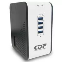 REGULADOR CDP 1000VA / 500W, 8 CONTACTOS, CON ENTRADA USB PARA TABLETAS Y CELULARES