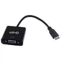 ADAPTADOR GHIA CONVERTIDOR DE VIDEO MINI HDMI MACHO A VGA HEMBRA