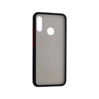 FUNDA GHIA HUMO SEMITRANSPARENTE/ BORDE NEGRO PARA MOTOROLA E6 PLUS