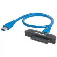 CABLE CONVERTIDOR MANHATTAN USB 3.0 A SATA DISCO DURO 2.5