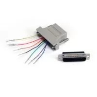 ADAPTADOR CONVERTIDOR MODULAR SERIAL DB25 A RJ45 MACHO A HEMBRA - STARTECH.COM MOD. GC258MF