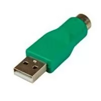 ADAPTADOR PARA TECLADO O MOUSE USB A CONECTOR PS/2 MINIDIN - 1X MACHO USB - 1X HEMBRA MINI-DIN - VERDE - STARTECH.COM MOD. GC46MF