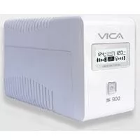 NO BREAK VICA 900VA/550W 8 TOMAS. 4 REG Y 4 RESP, REG Y SUP PANTALLA LCD NEGRO Y SOFTWARE 3 ANOS GARANTIA